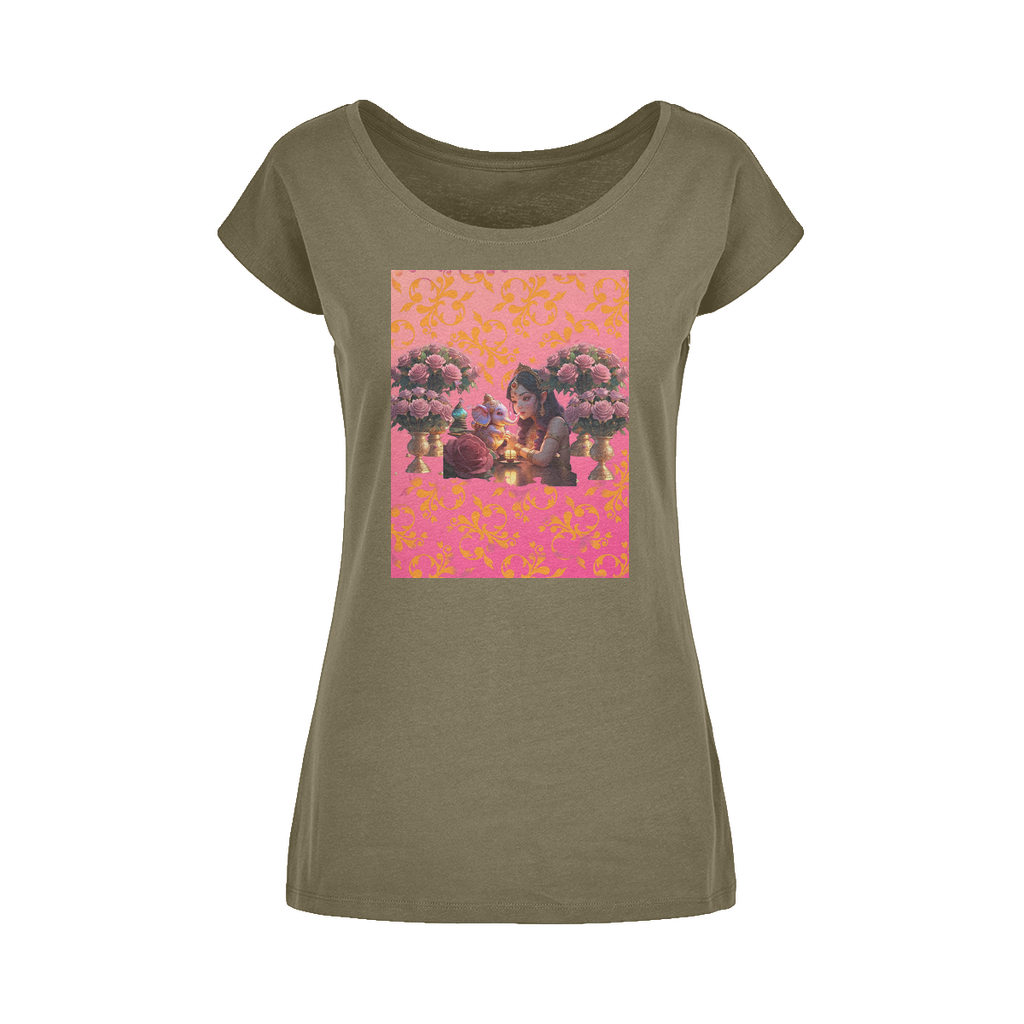 Best Friend Wide Neck Womens T-Shirt XS-5XL