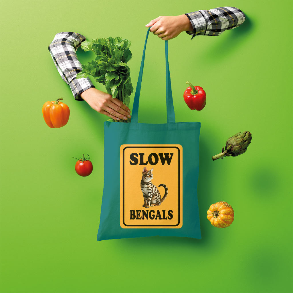slow bengals Shopper Tote Bag