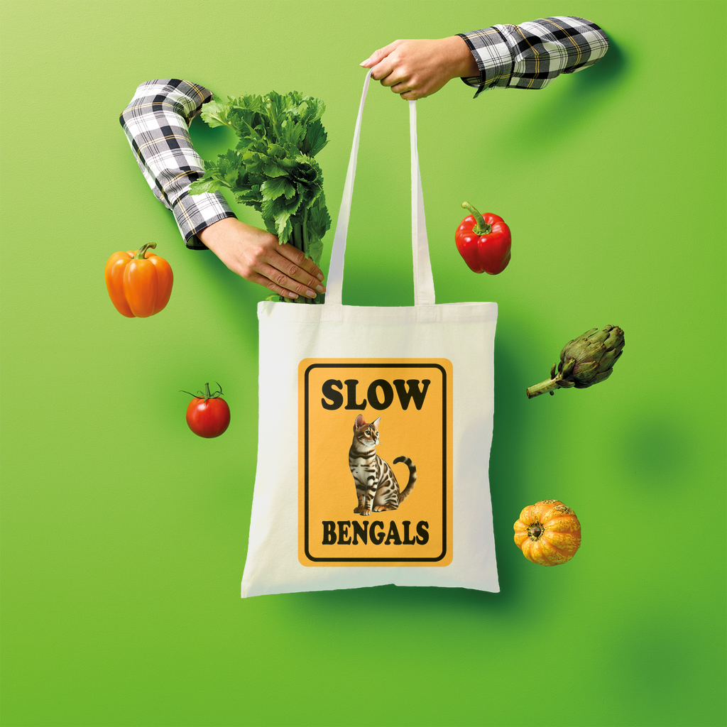 slow bengals Shopper Tote Bag