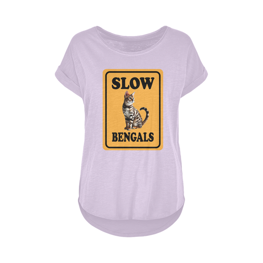 slow bengals Women's Long Slub T-Shirt XS-5XL
