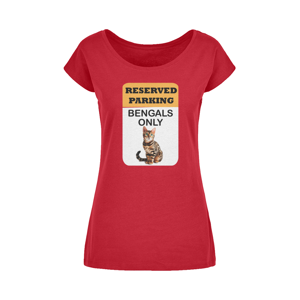 Bengals only Wide Neck Womens T-Shirt XS-5XL