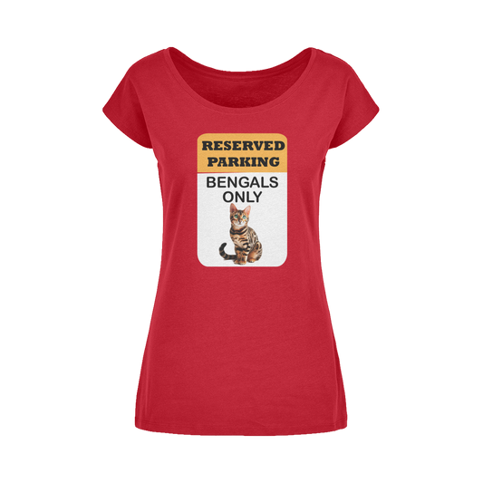 Bengals only Wide Neck Womens T-Shirt XS-5XL
