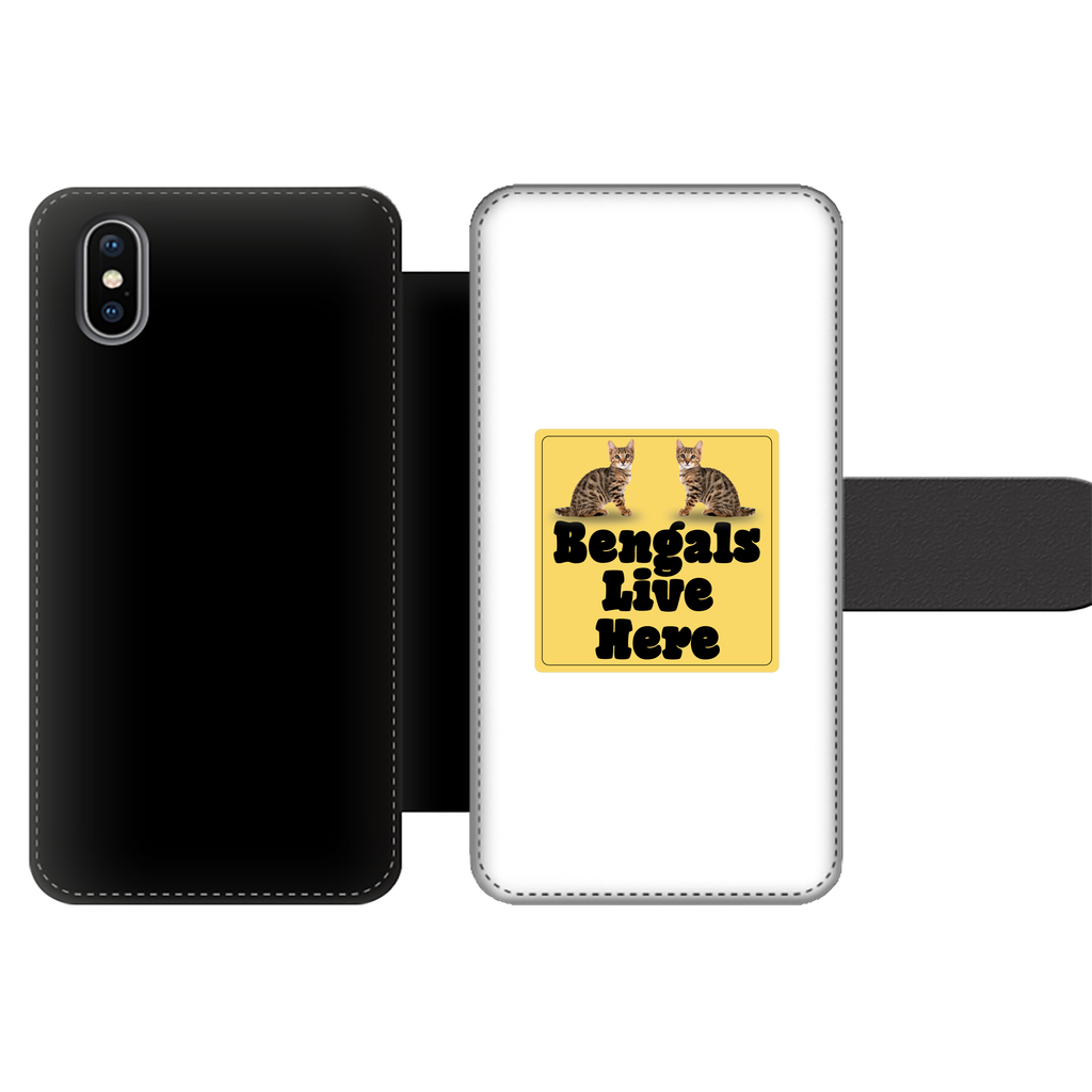 Bengals Front Printed Wallet Cases