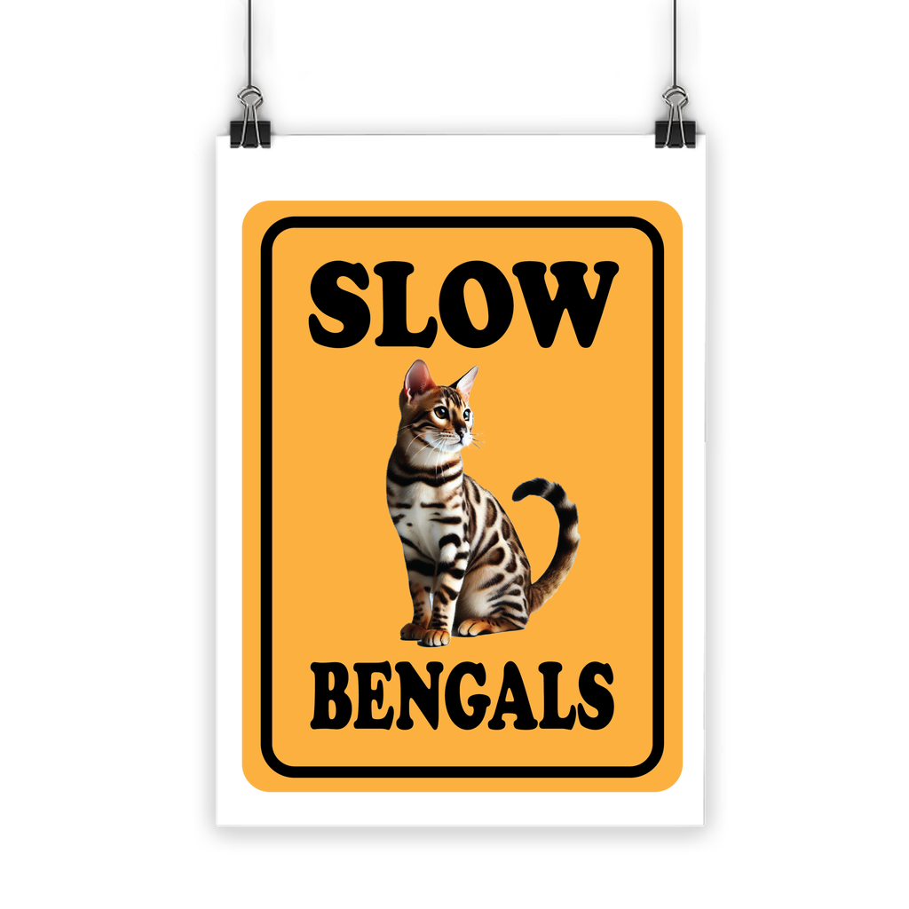 slow bengals Classic Poster