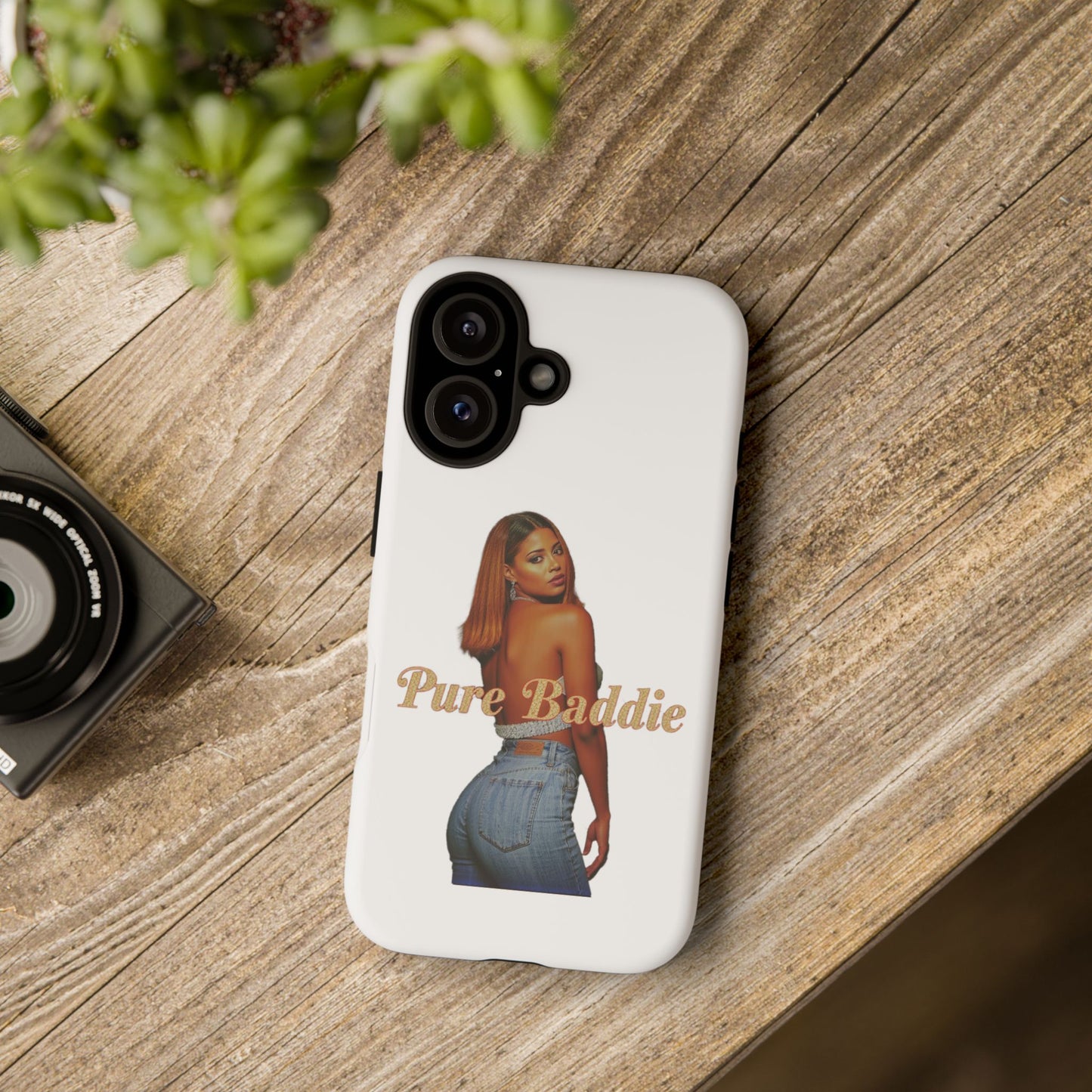 Stylish Phone Case for Trendsetters, Pure Baddie Phone Cover, Protective Case, Fashion Accessory, Unique Gifts for Her