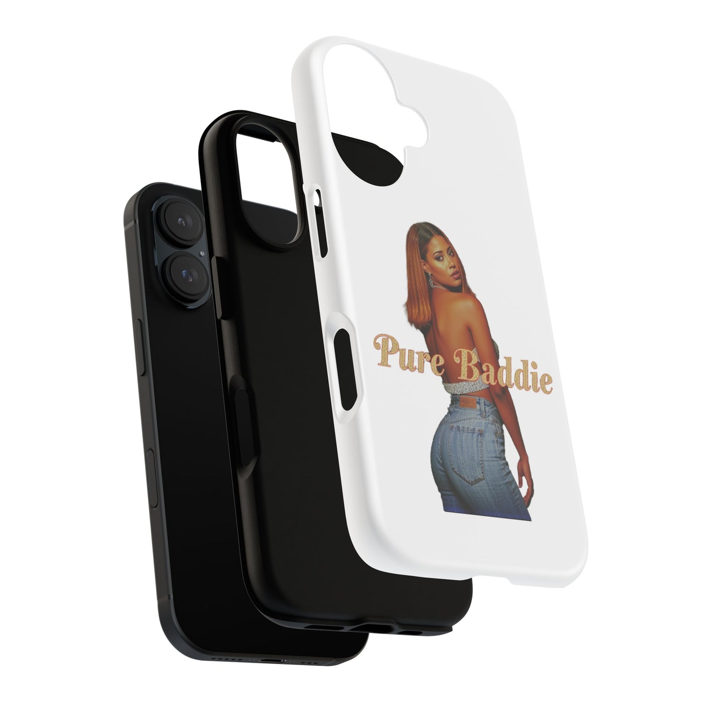 Stylish Phone Case for Trendsetters, Pure Baddie Phone Cover, Protective Case, Fashion Accessory, Unique Gifts for Her