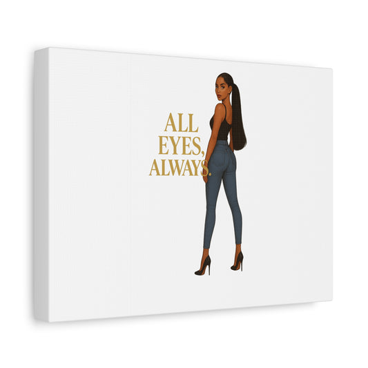 Chic Canvas Art for Empowerment, Stylish Home Decor, Gift for Her, Confidence Wall Art, Inspirational Artwork