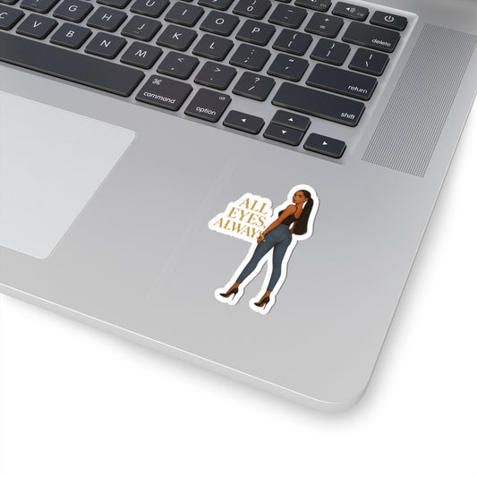 Chic Kiss-Cut Stickers | Stylish Laptop Decals, Aesthetic Planner Stickers, Inspirational Art, Gifts for Her, All Eyes Always