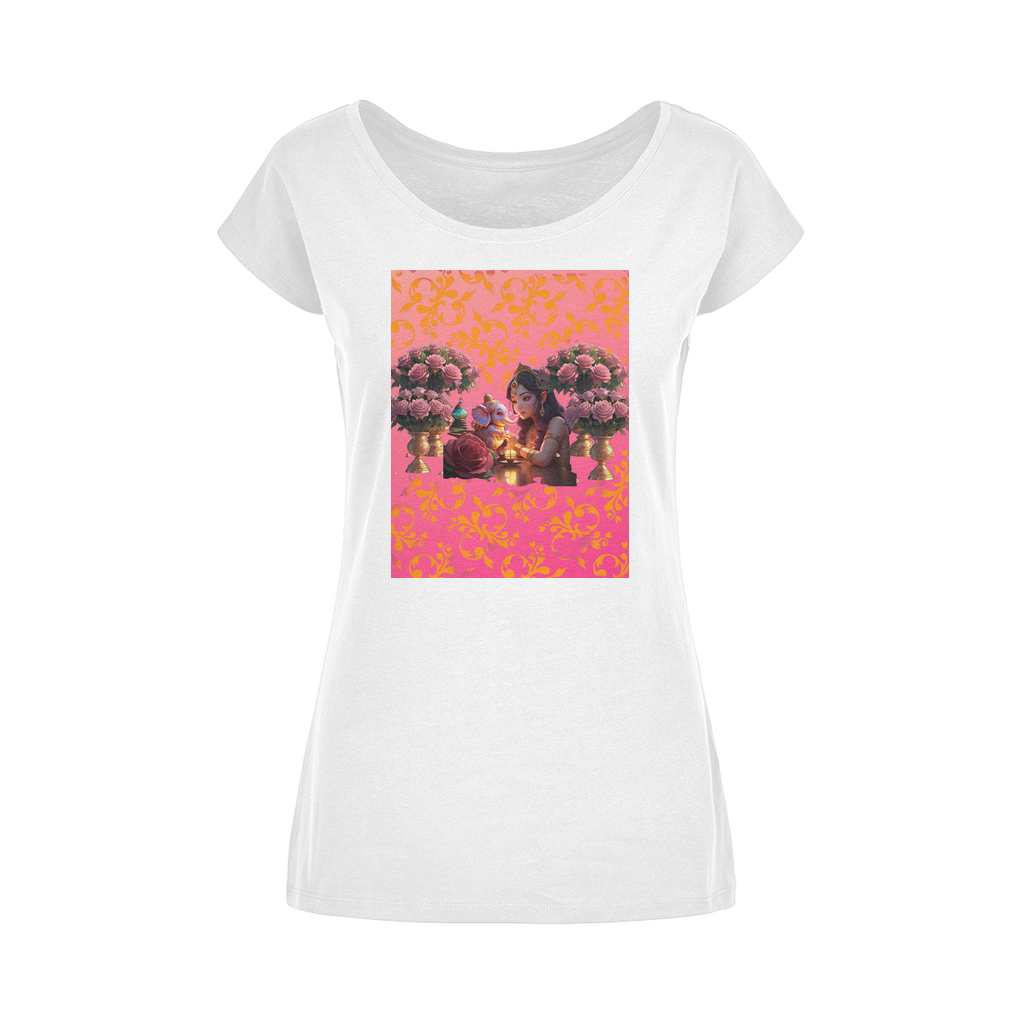 Best Friend Wide Neck Womens T-Shirt XS-5XL