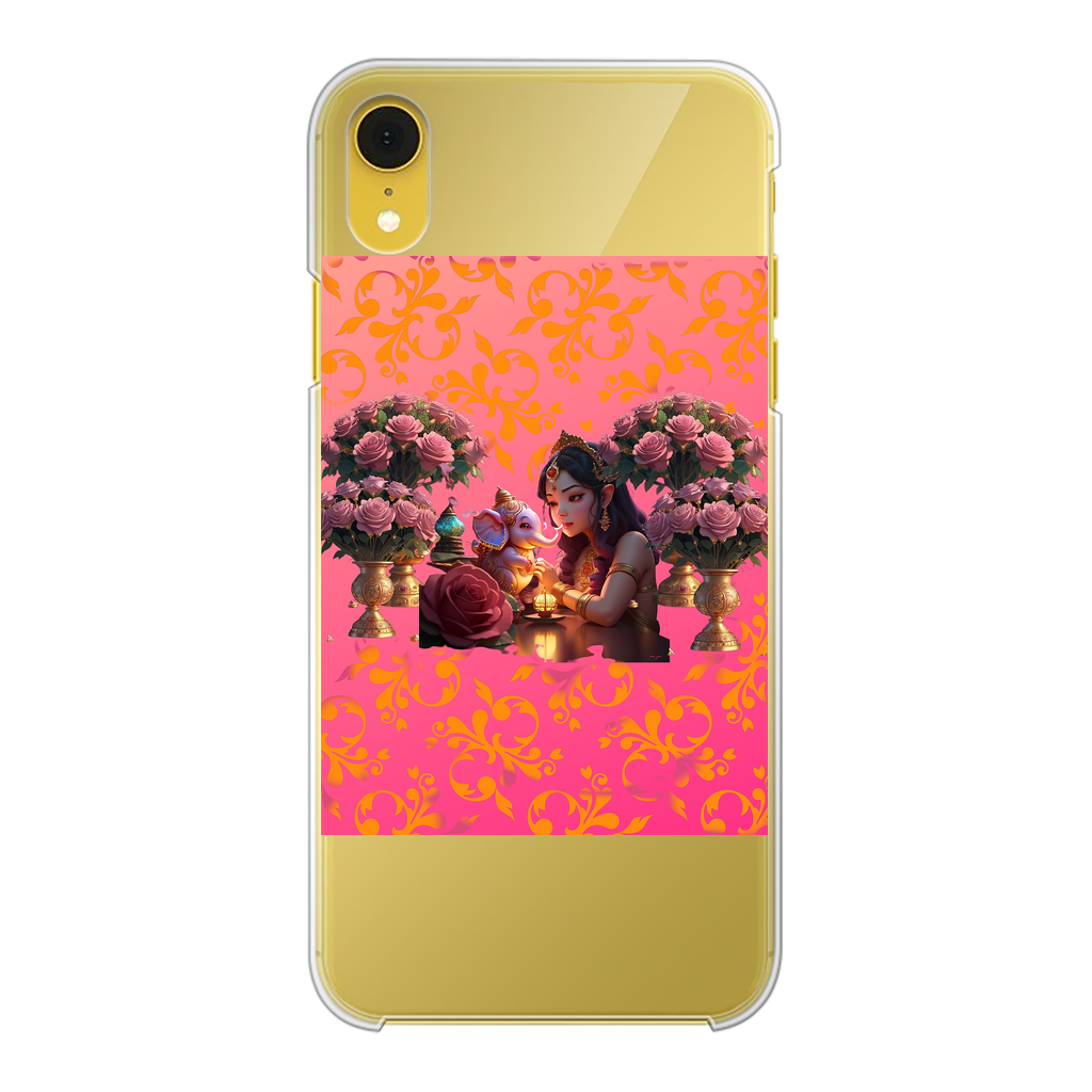 Best Friend Back Printed Transparent Hard Phone Case