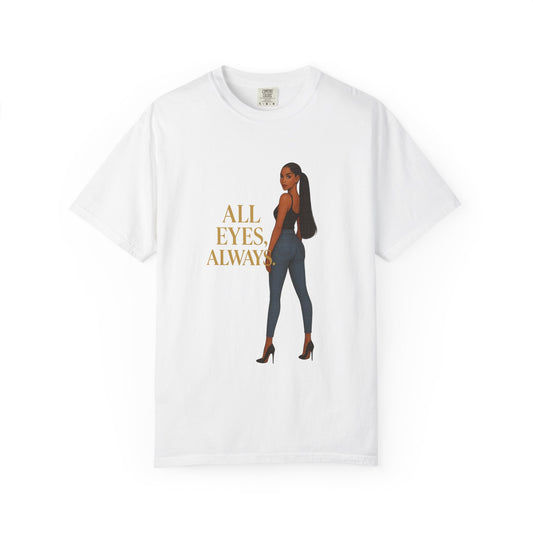 Garment-Dyed T-Shirt, Stylish Fashion Tee, Unique Graphic Shirt, Gift for Her, Casual Everyday Wear, Summer Fashion Top