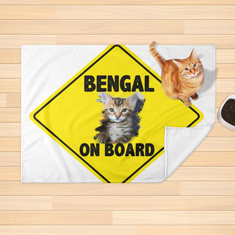 Bengal on Board Pets Packable Flannel Blankets