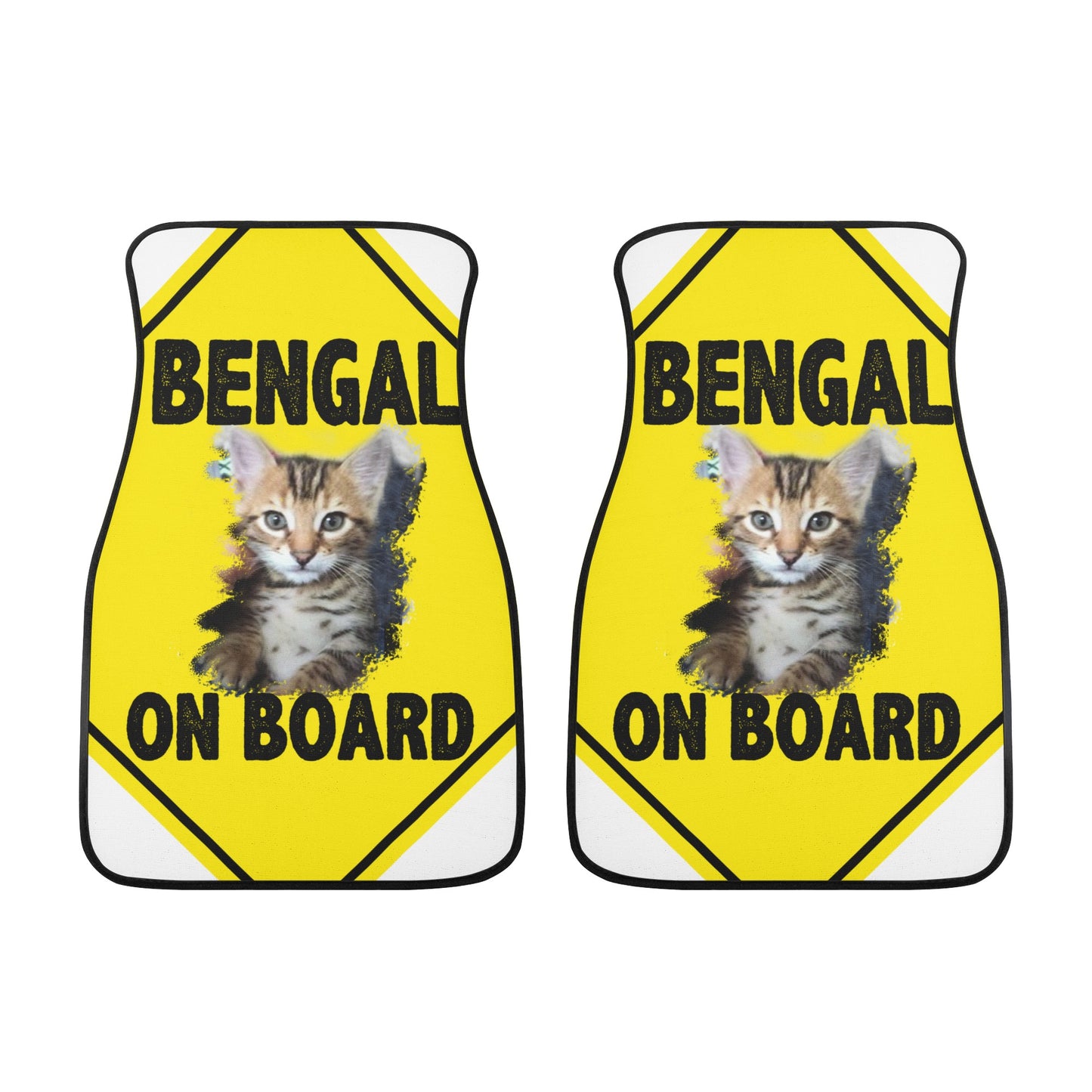 Bengal on Board Front Car Floor Mats