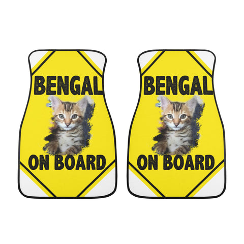 Bengal on Board Front Car Floor Mats
