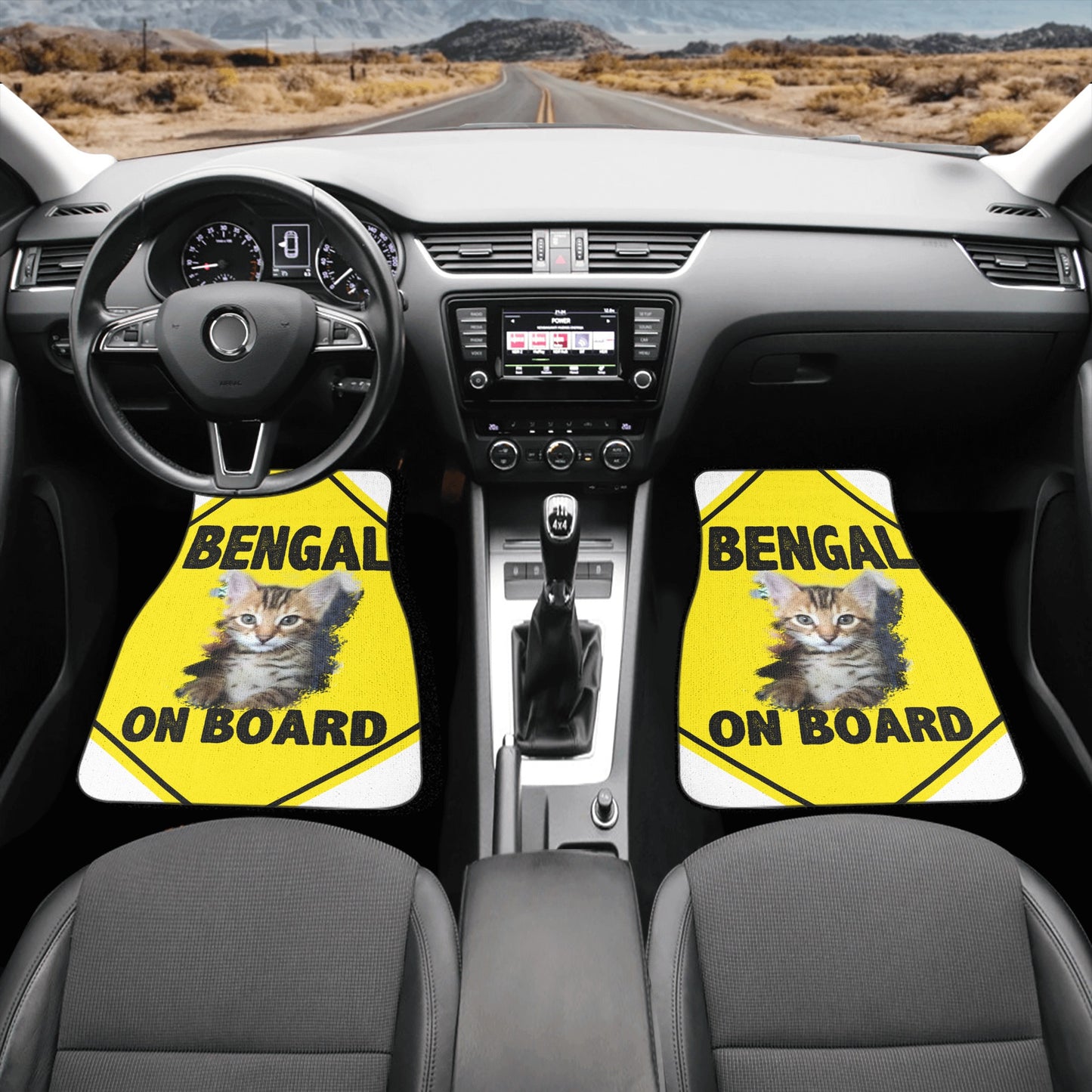 Bengal on Board Front Car Floor Mats