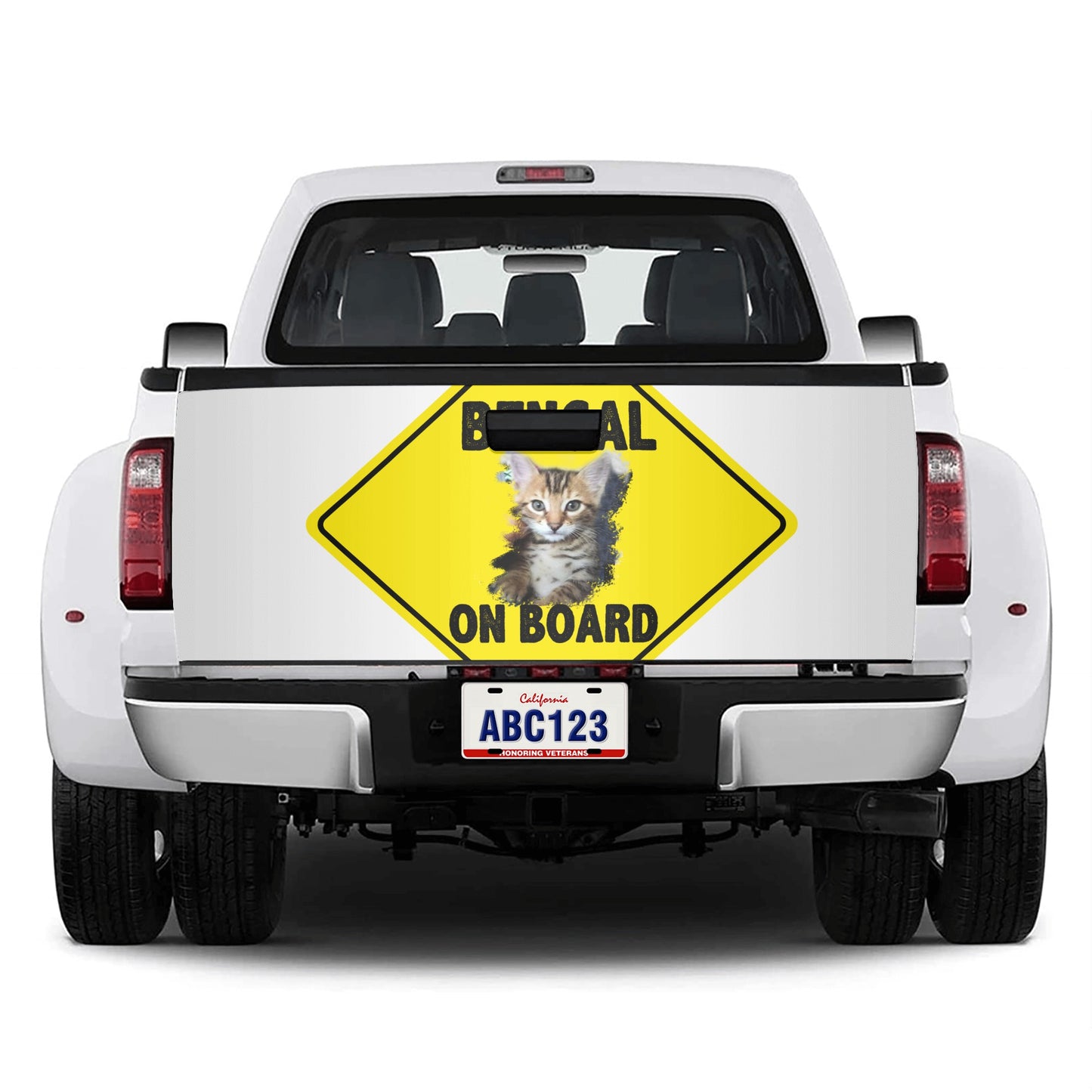 Bengal on Board Truck Decals Sticker