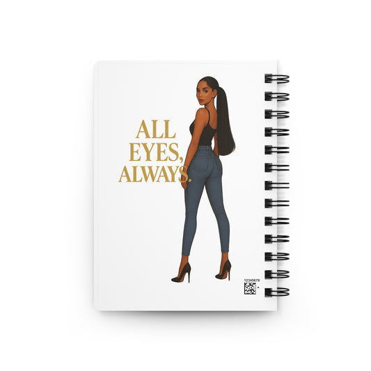 Chic Spiral Bound Journal - Perfect for Fashion Lovers, Gift for Women, Stylish Notebook, Motivational Diary, Trendy Stationery