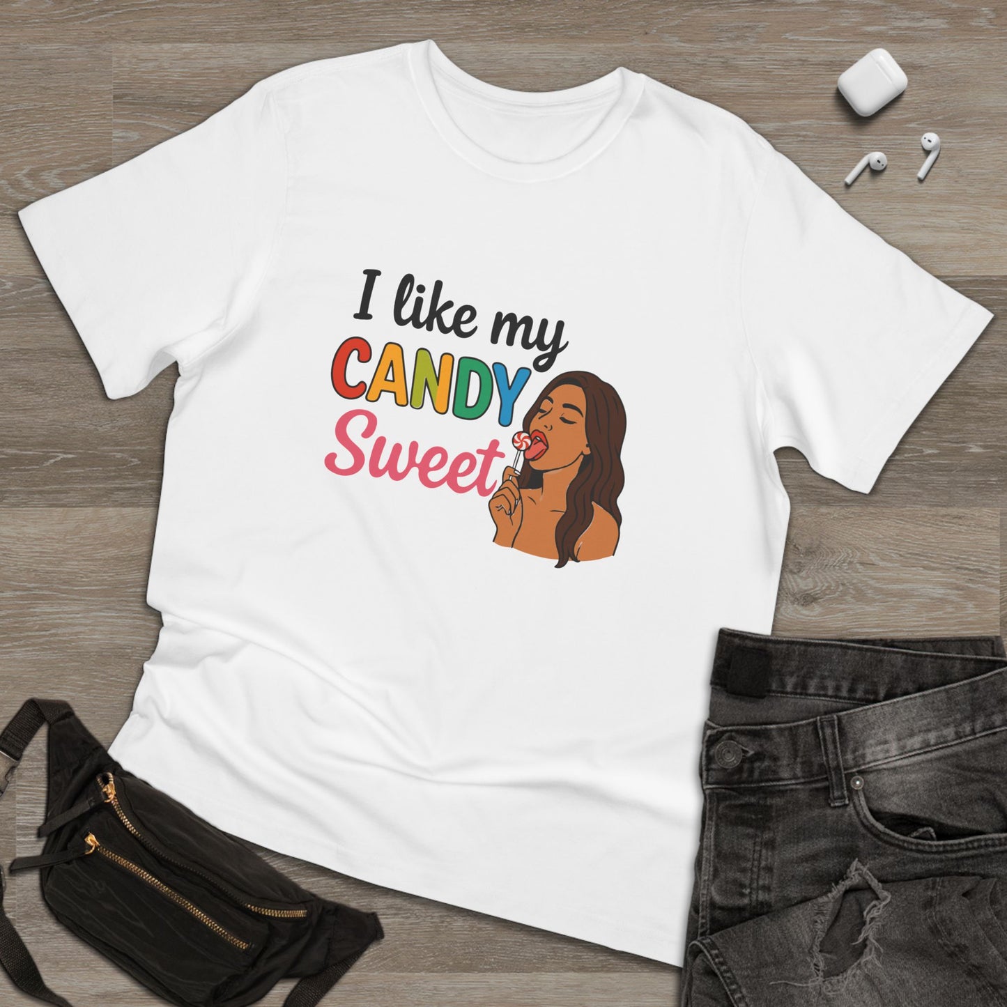 Sweet Candy Vibes Unisex T-Shirt | Fun Graphic Tee for Candy Lovers, Gifts for Birthdays, Summer Festivals, Sweet Tooth Apparel