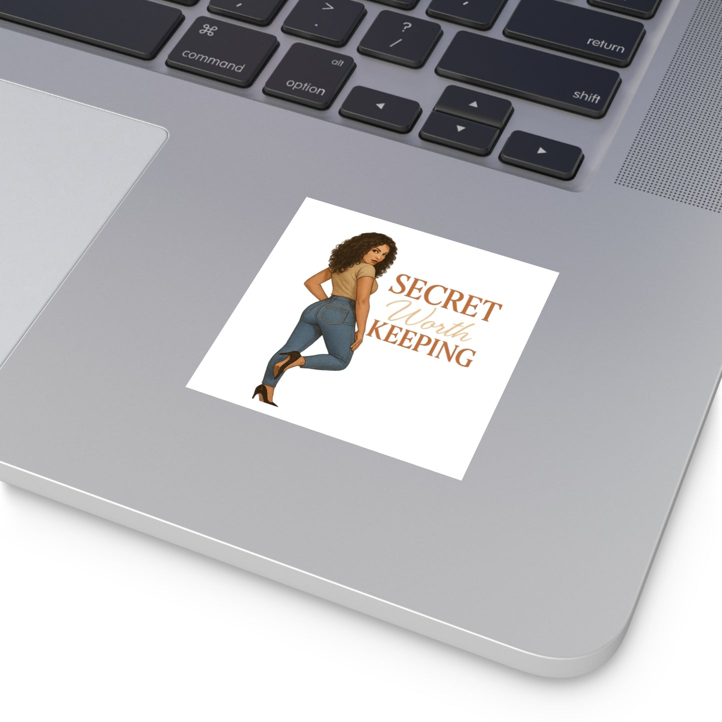 Chic Laminate Stickers, Empowering Décor, Secret Worth Keeping, Stylish Gifts, Trendy Accessories, Perfect for Journals, Scrapbooking