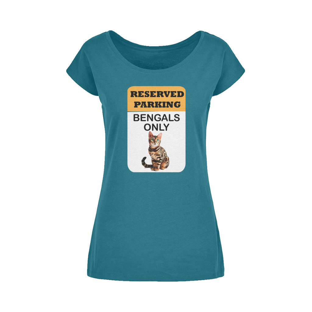 Bengals only Wide Neck Womens T-Shirt XS-5XL