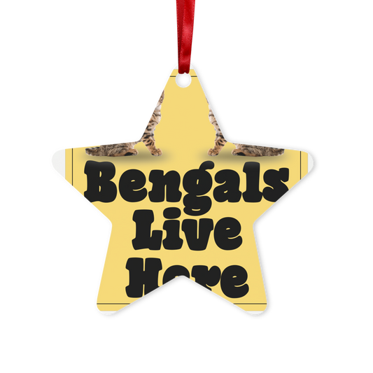 Bengals Metal Hanging Ornament