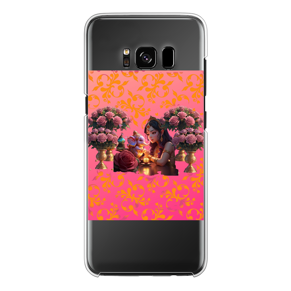 Best Friend Back Printed Transparent Hard Phone Case