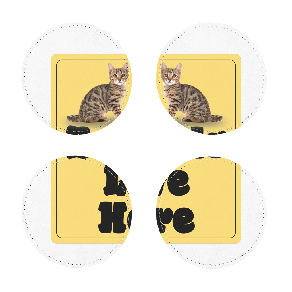 Bengals Sublimation Coasters Pack of Four