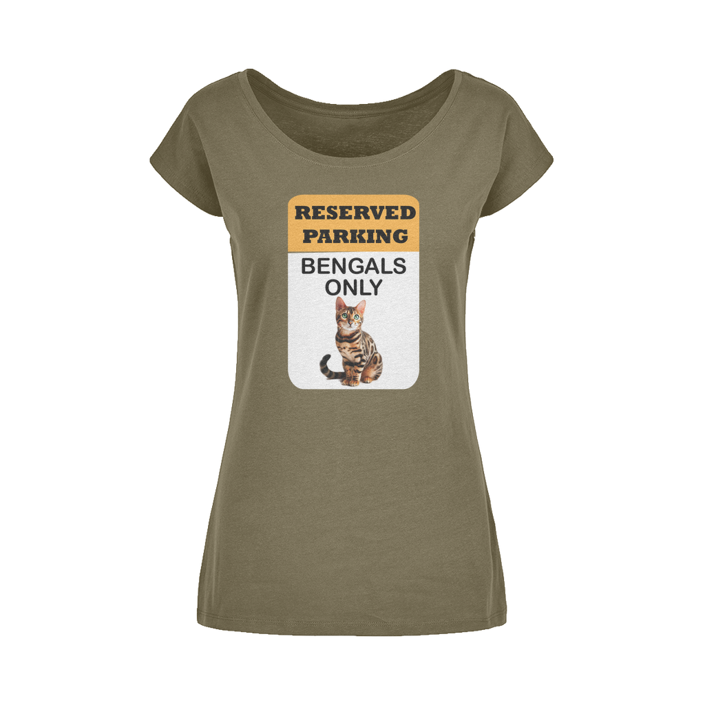 Bengals only Wide Neck Womens T-Shirt XS-5XL