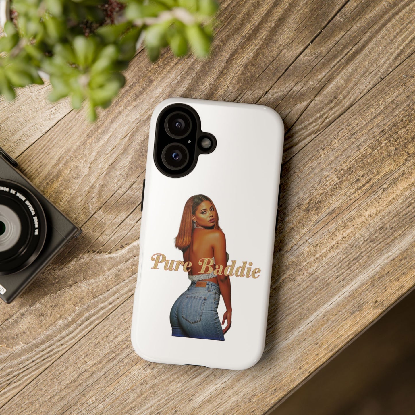 Stylish Phone Case for Trendsetters, Pure Baddie Phone Cover, Protective Case, Fashion Accessory, Unique Gifts for Her