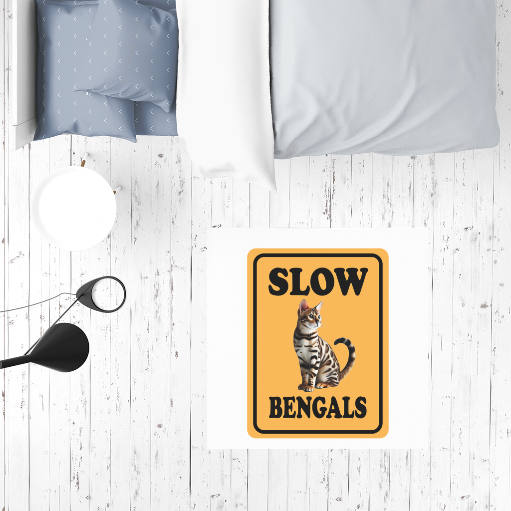 slow bengals Sublimation Mat / Carpet / Rug / Play Mat / Pet Feeding Mat