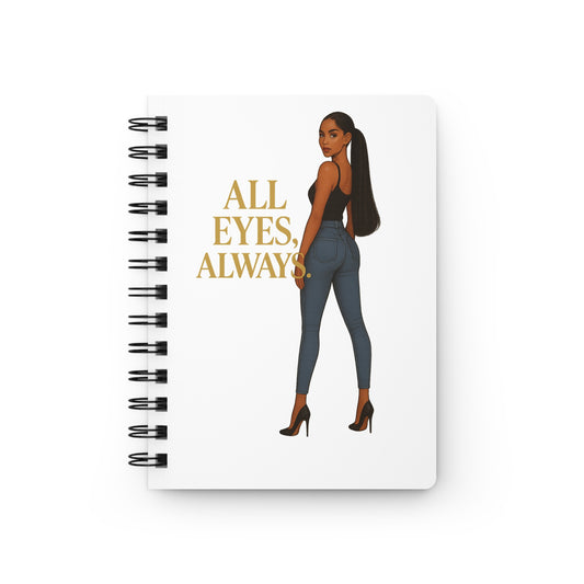 Chic Spiral Bound Journal - Perfect for Fashion Lovers, Gift for Women, Stylish Notebook, Motivational Diary, Trendy Stationery