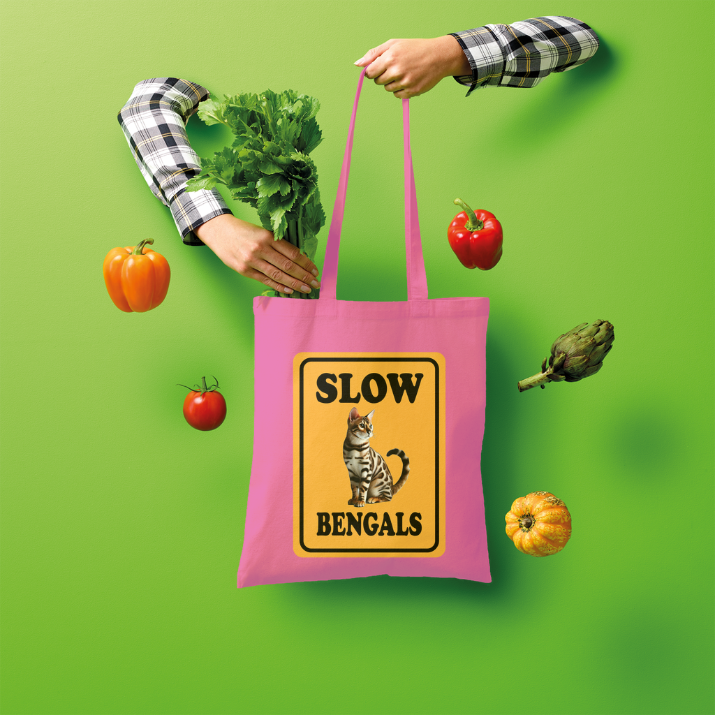 slow bengals Shopper Tote Bag