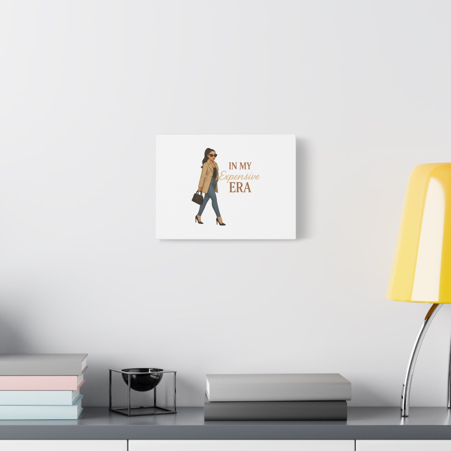 Canvas Wall Art, Stylish Home Decor, Fashionable Quote Art, Modern Chic Art, Gift for Fashion Lovers, Trendy Interior Decoration