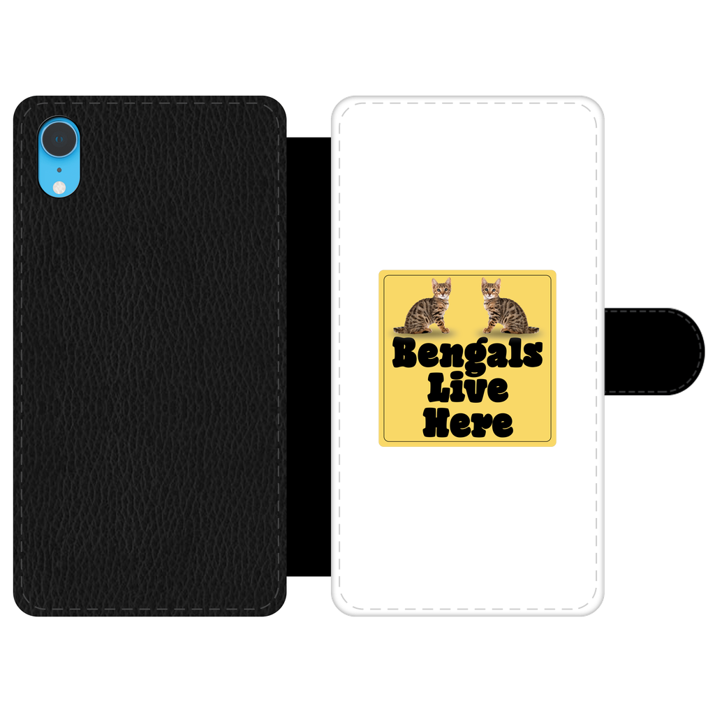 Bengals Front Printed Wallet Cases