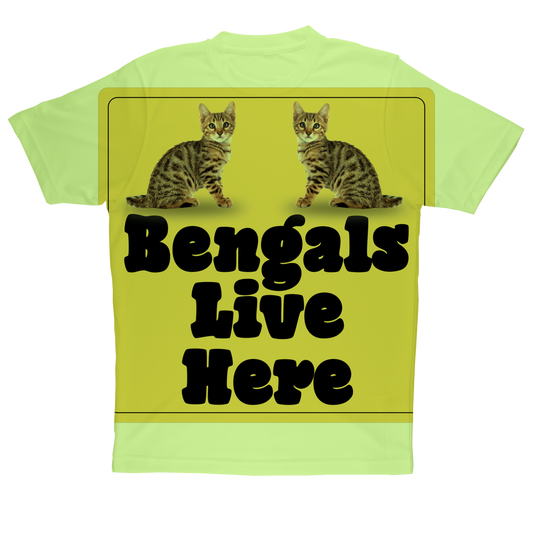Bengals Sublimation Performance Adult T-Shirt