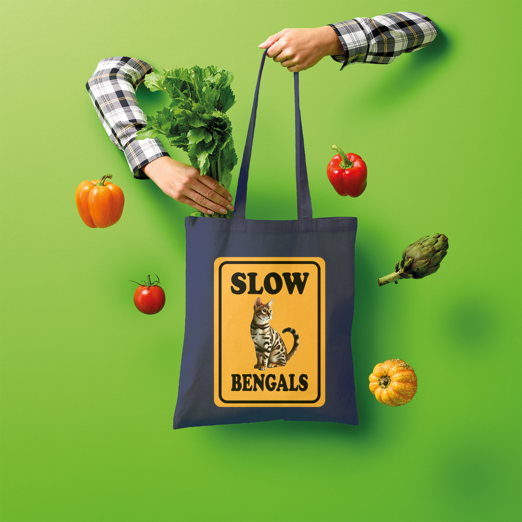 slow bengals Shopper Tote Bag