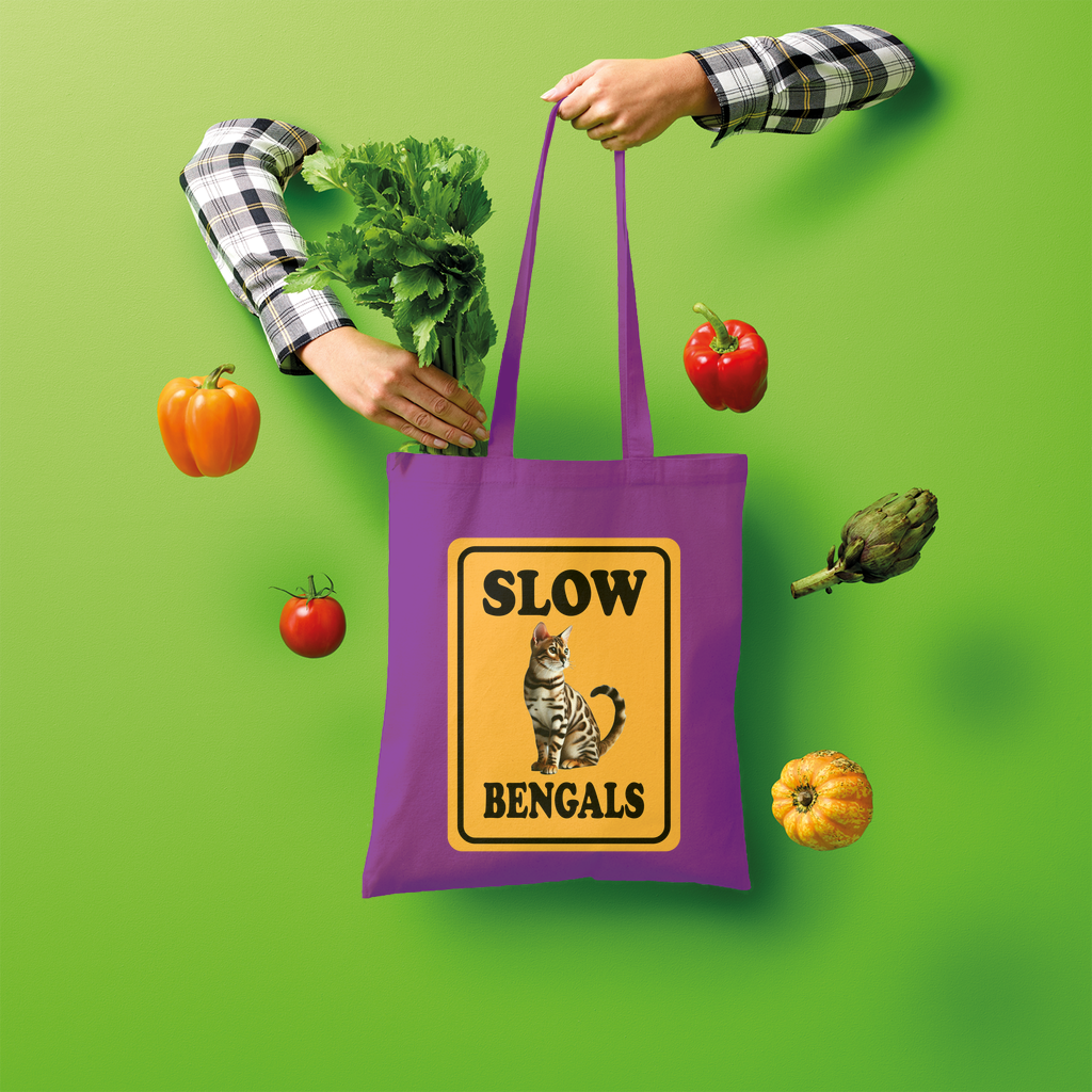 slow bengals Shopper Tote Bag