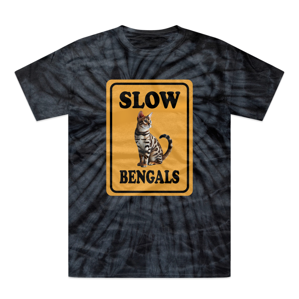 slow bengals Tonal Spider Tie-Dye T-Shirt