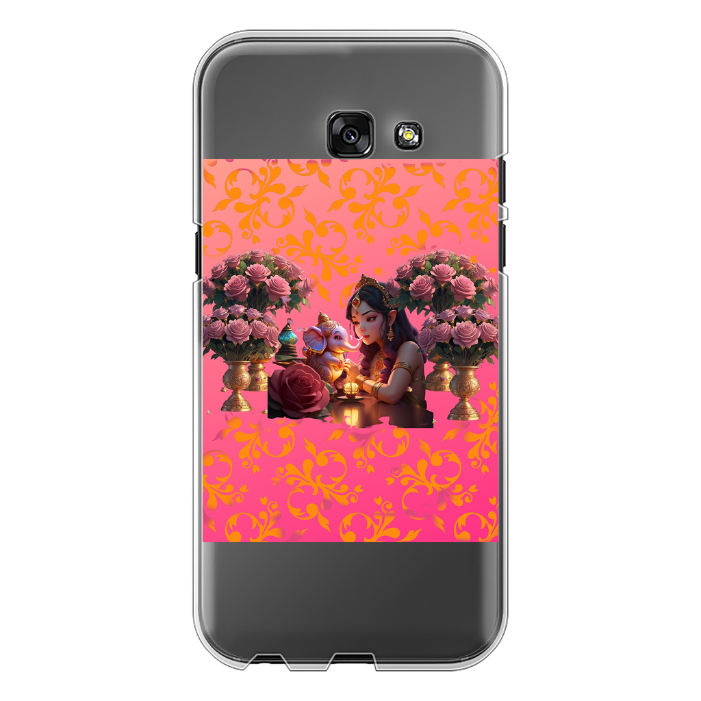 Best Friend Back Printed Transparent Hard Phone Case