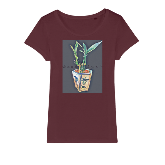 Good Luck Organic Jersey Womens T-Shirt