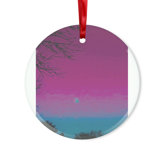 Twilight Glass Hanging Ornament