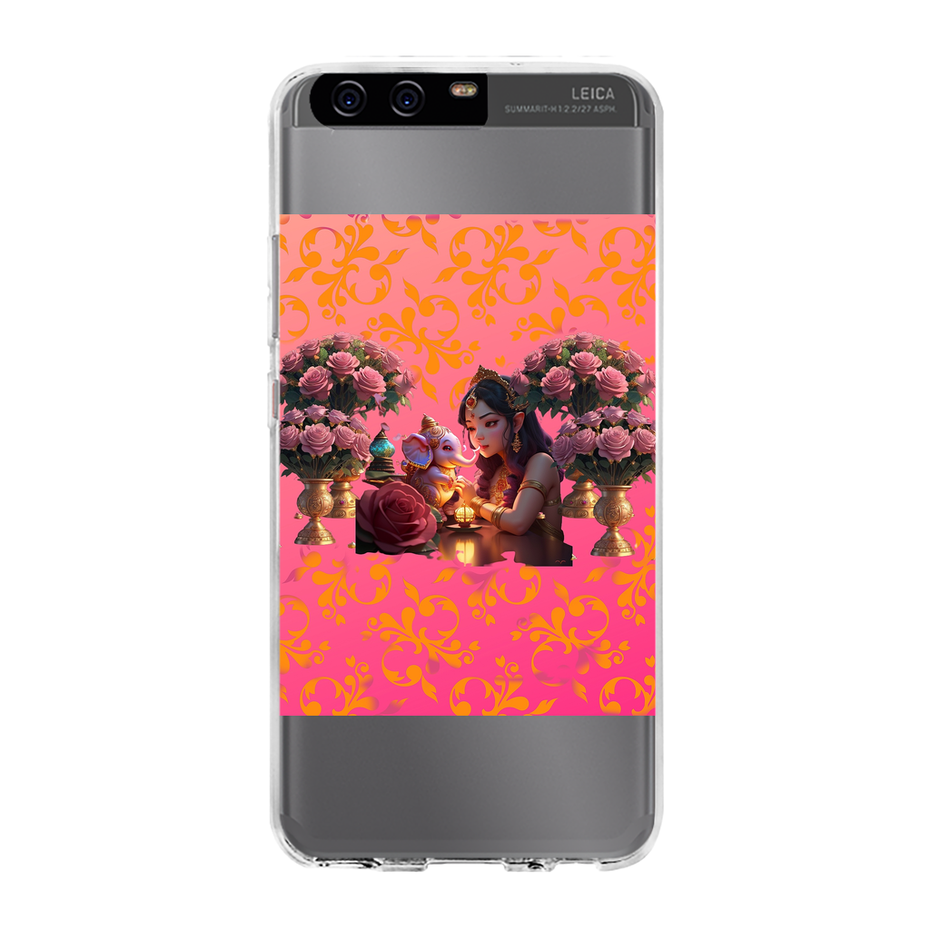 Best Friend Back Printed Transparent Hard Phone Case