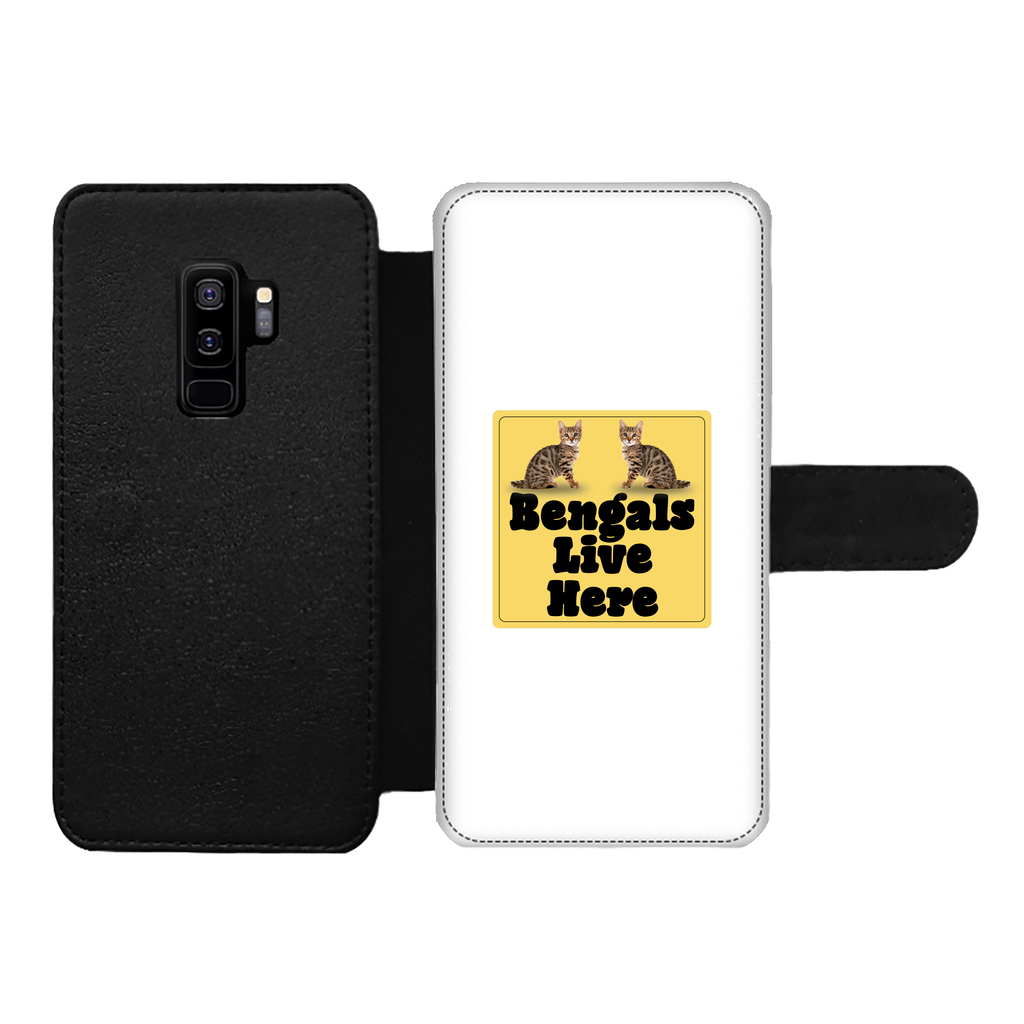 Bengals Front Printed Wallet Cases