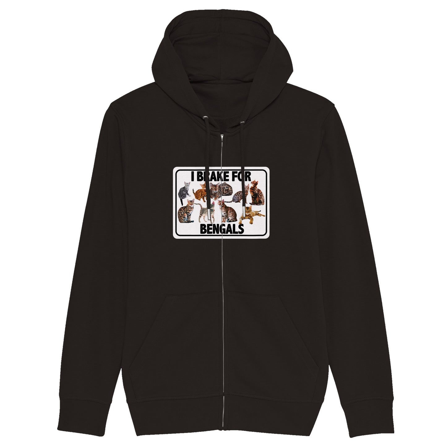 Organic Unisex Zip Hoodie