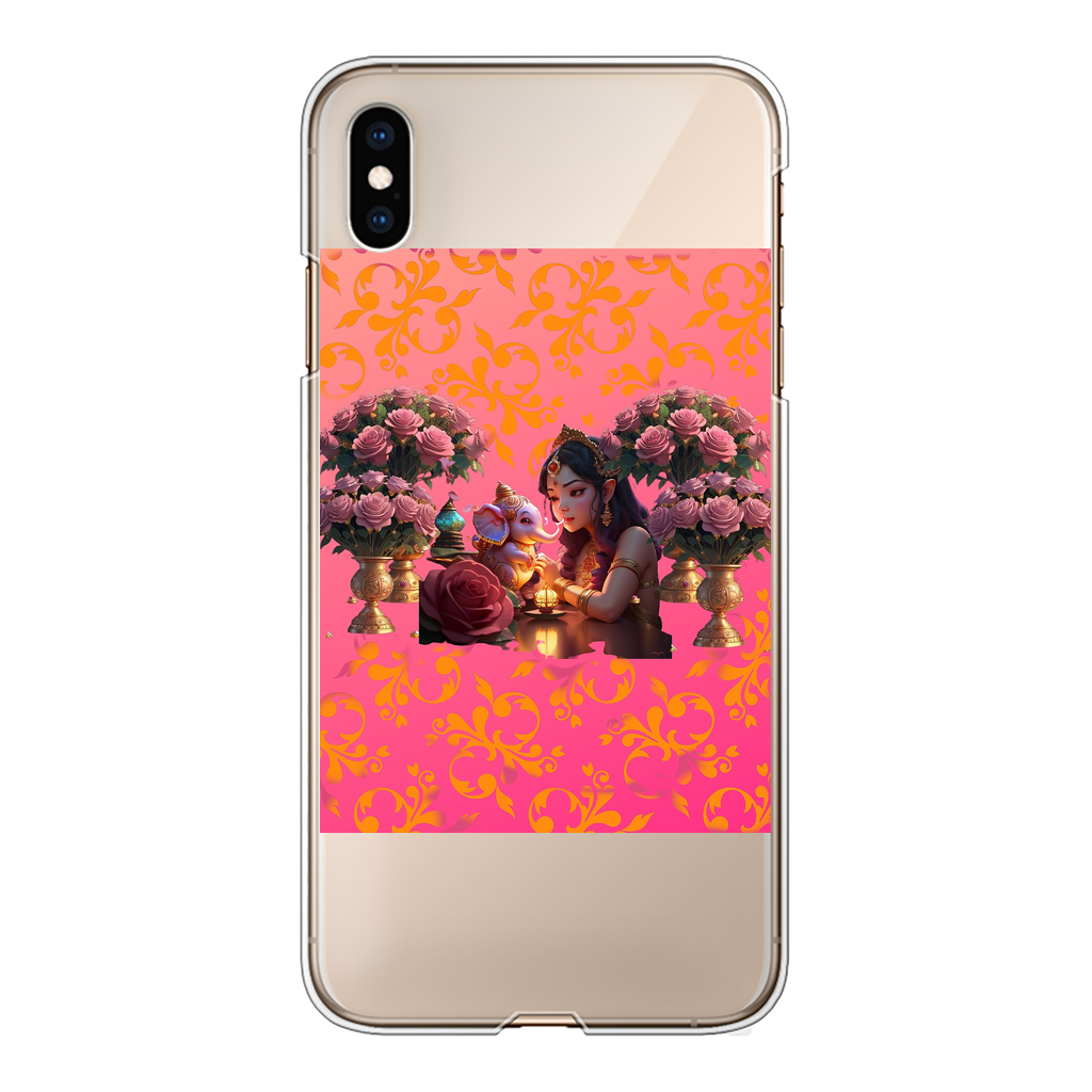 Best Friend Back Printed Transparent Hard Phone Case