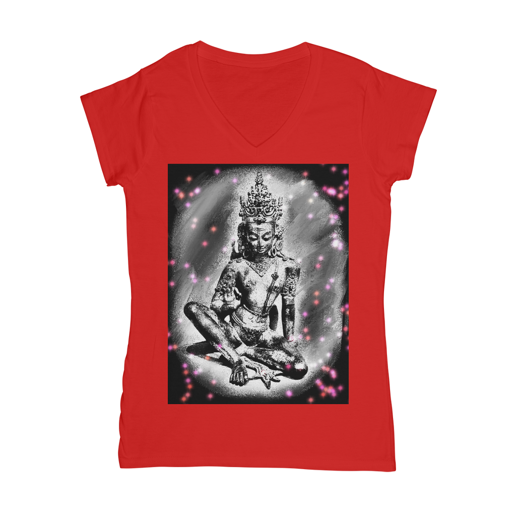 Good Fortune Classic Women's V-Neck T-Shirt