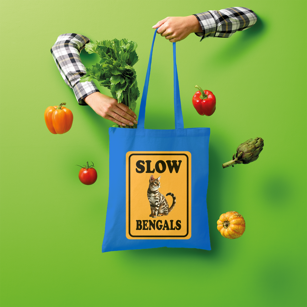 slow bengals Shopper Tote Bag