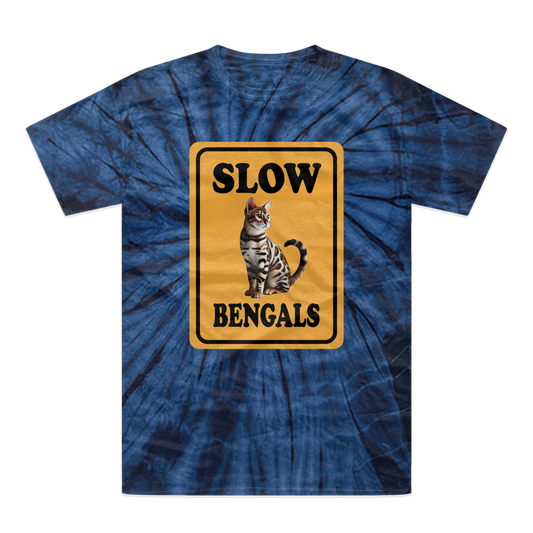 slow bengals Tonal Spider Tie-Dye T-Shirt