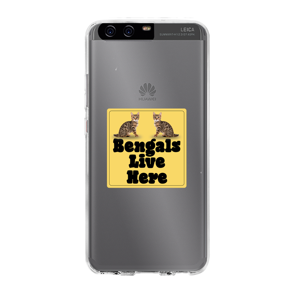 Bengals Back Printed Transparent Hard Phone Case