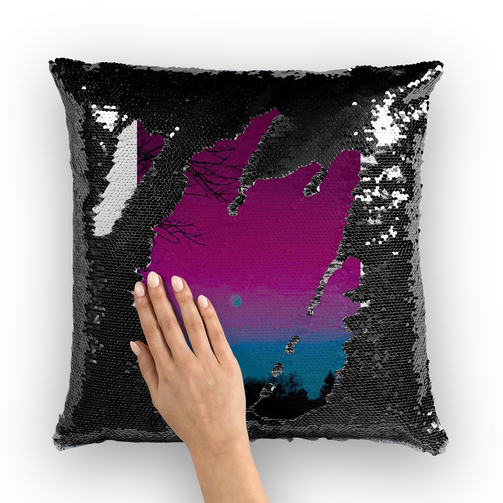 Twilight Sequin Cushion Cover